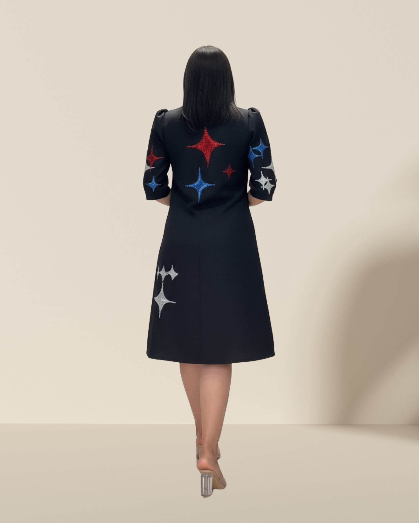 Black star dress