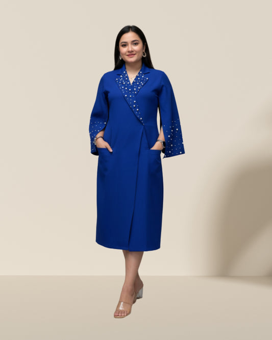 Eternal Pearl blue dress