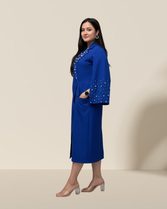 Eternal Pearl blue dress