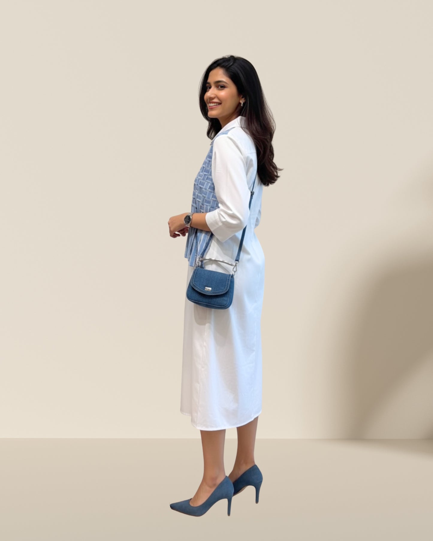 White easy breezy dress