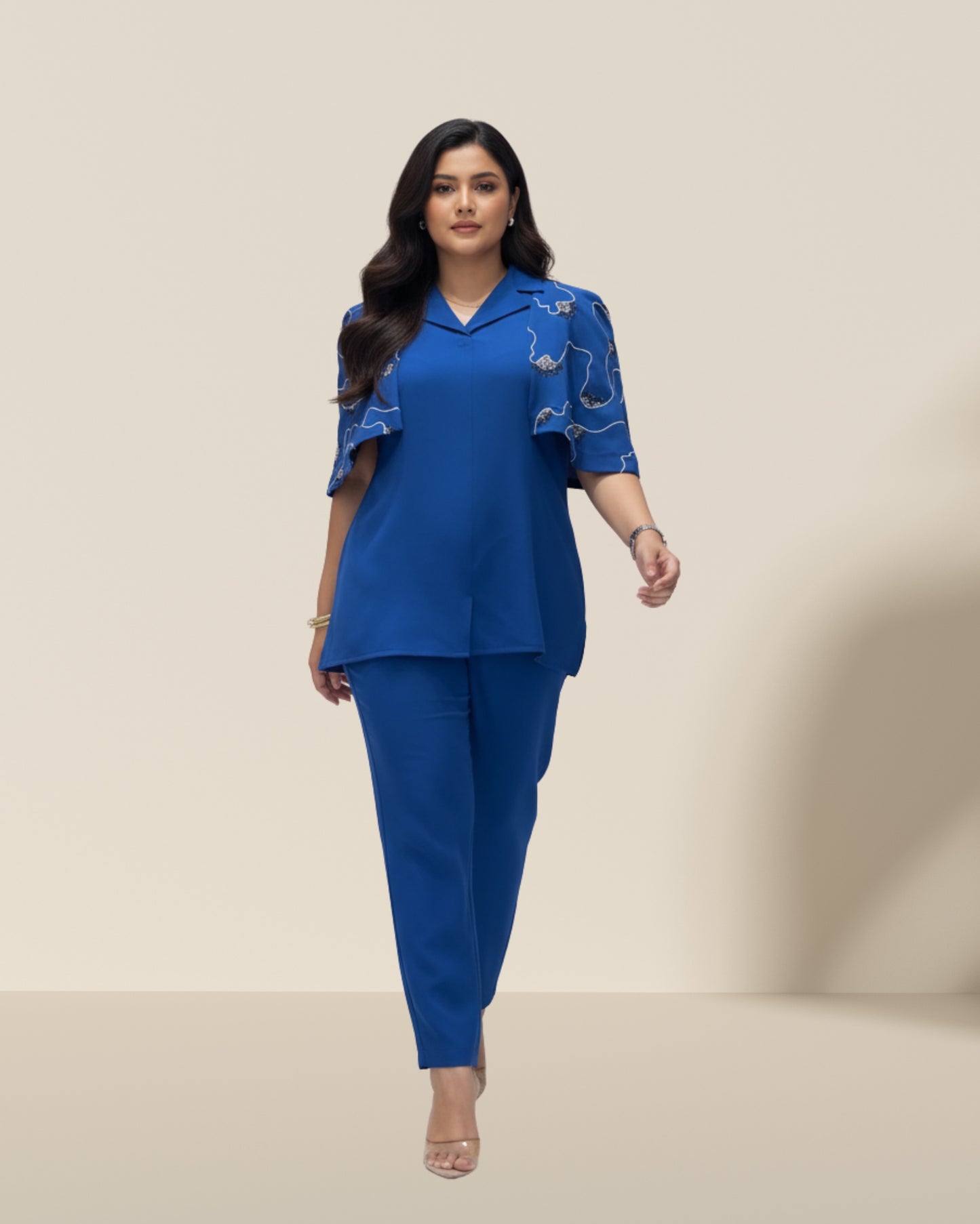 Blue belle cape co-ord set