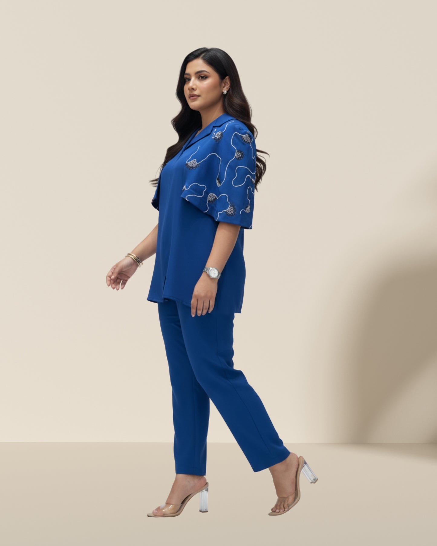 Blue belle cape co-ord set